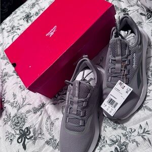 Reebok Men's Gray Mesh Athletic Shoes